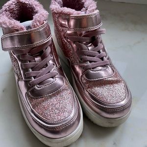 ❤️High Tops❤️Pink Glitter